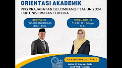 Orientasi Akademik Mahasiswa PPG Prajabatan - Gelombang 1 Tahun 2024