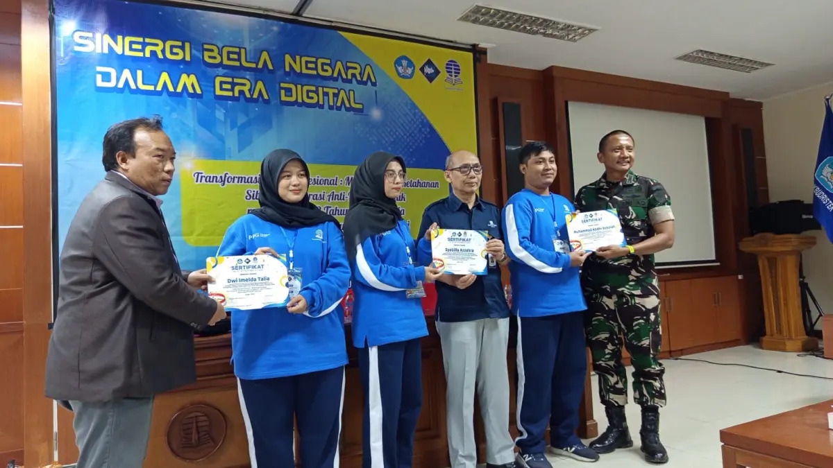 Mahasiswa PPG UT Bogor dan UT Serang Ikuti Kegiatan Bela Negara Bersama di Kantor UT Bogor