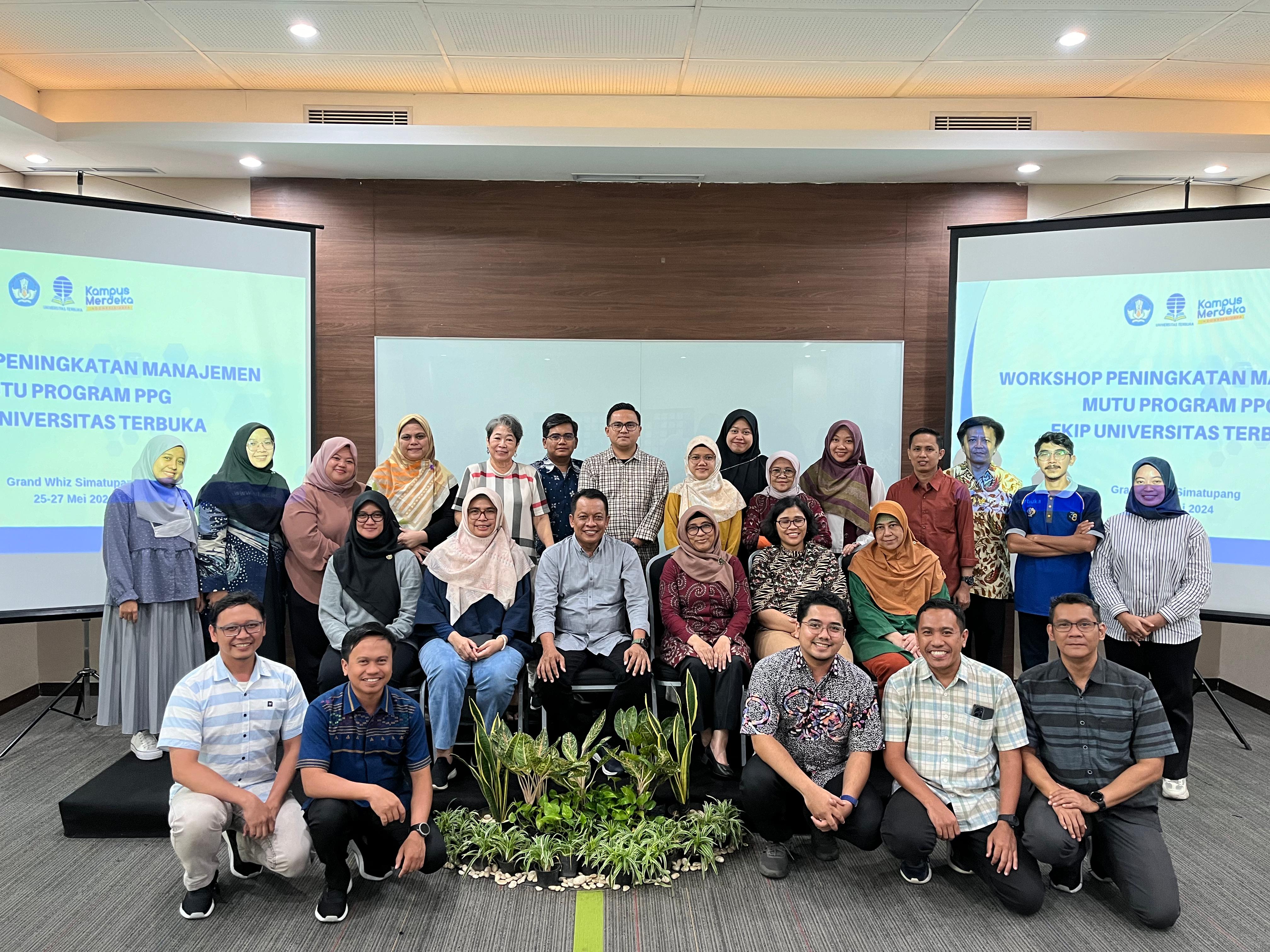 Workshop Peningkatan Manajemen Mutu Program PPG FKIP Universitas Terbuka